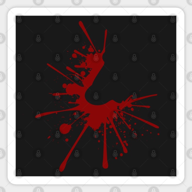 Bloody Nose Sticker by deancoledesign